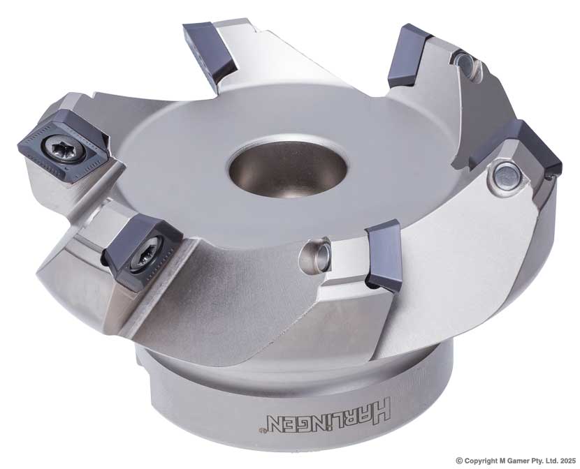 45 Indexable SEMT Nickel Plated Face Mill - 80mm